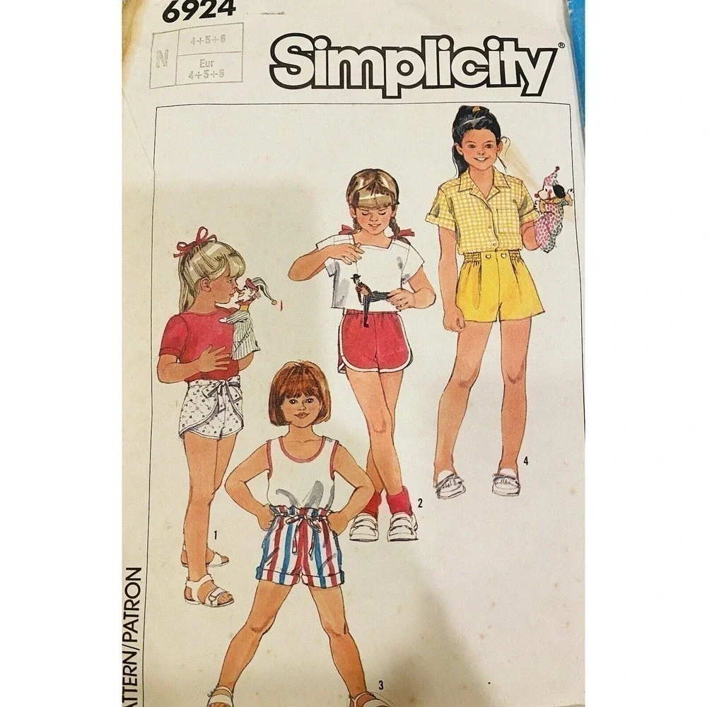 Simplicity McCall’s Vintage Sewing Patterns Four Piece Lot Girls Infant Dresses